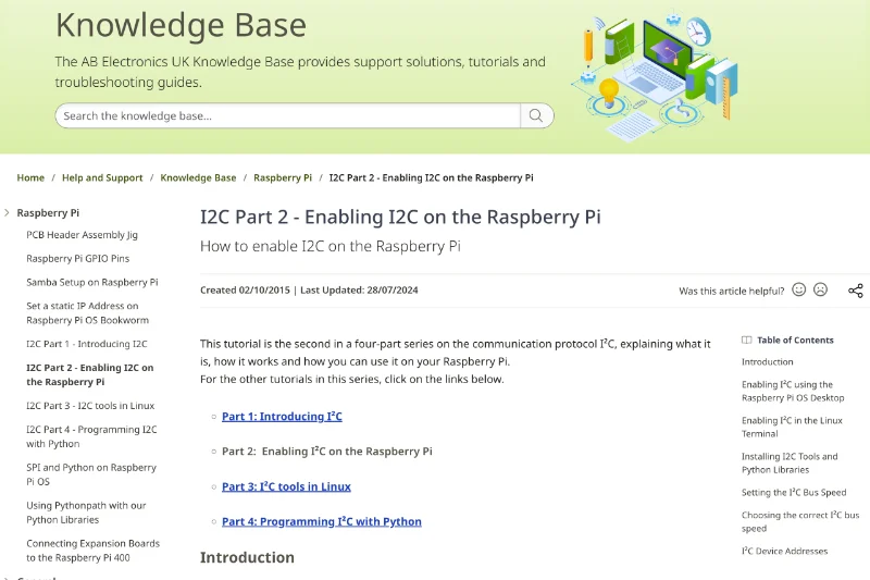 New Knowledge Base layout