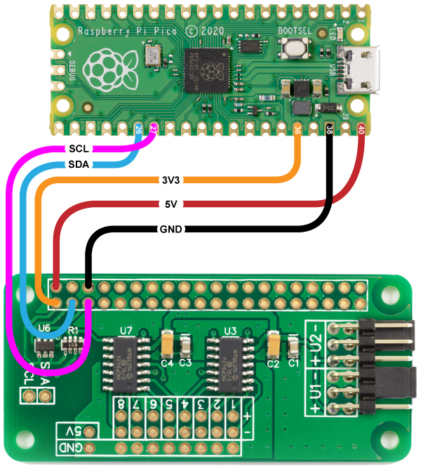 Connecting the ADC Differential Pi to a Pico!